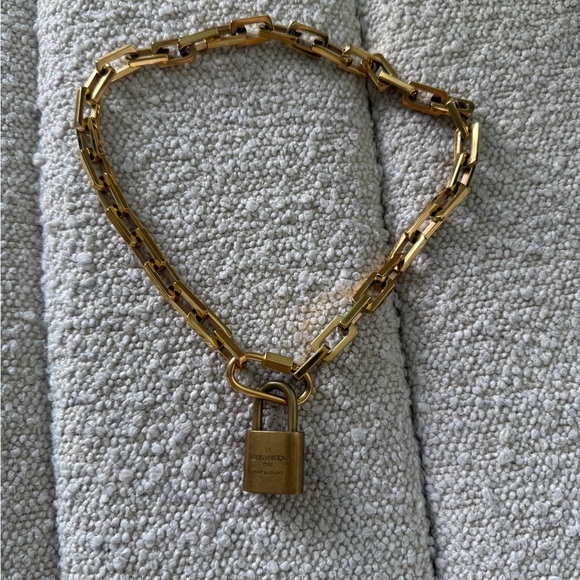 Louis Vuitton Gold Padlock Necklace - Picture 2 of 3